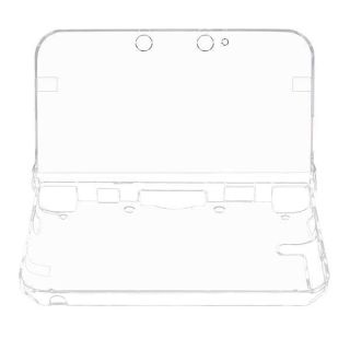 OSTENT Clear Crystal Hard Case for Nintendo 3DS XL LL - Durable Protective Cover in Clear White