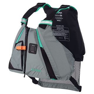 Onyx MoveVent Dynamic Paddle Sports Life Vest, Aqua, M/L