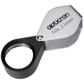 Opticron Folding Metal Loupe Magnifier 15x 18mm (0.7")