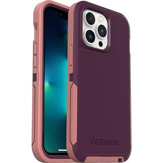 OtterBox iPhone 13 Pro (ONLY) Holster available upon request and not included, see packaging for details Defender Series XT Case - PURPLE, screenless, rugged , snaps to MagSafe, lanyard attachment