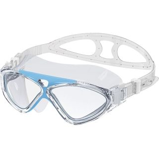 OutdoorMaster Swim Mask - Wide View Swimming Mask & Goggles Anti-fog Waterproof L.Blue