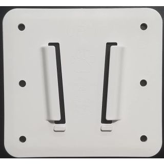 PAW International White Polymer (Plastic) RV Wall Mount | Use with The PAW Polymer RV TV Mounting System | TV Bracket, Male Sold Separately