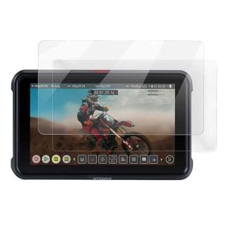 Buy PCTC Crystal Clear Tempered Glass Screen Protector for Atomos Ninja V - Anti-Scratch, Anti-Fingerprint, 2 Pack
