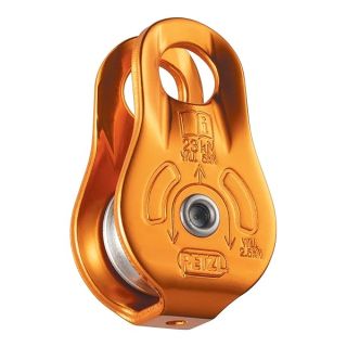 PETZL FIXE Pulley - Versatile Compact Pulley with Fixed Side Plates for Hauling and Rigging - Yellow