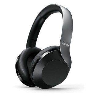 PHILIPS PH805 Active Noise Canceling (ANC) Over Ear Wireless Bluetooth Performance Headphones w/Hi-Res Audio, Comfort Fit and 30 Hours of Playtime (TAPH805BK)