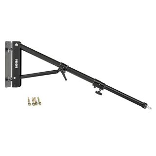 PHOCUS Wall Mount Triangle Boom Arm 51inch /130cm for Ring Light Photography Studio Video Strobe Light, Monolight, Softbox, Reflector, Support Horizontal and Vertical Rotation