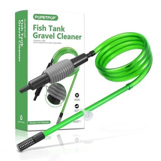 POPETPOP Aquarium Fish Tank Vacuum Siphon Cleaning Kit for Water Changing and Sand Cleaning