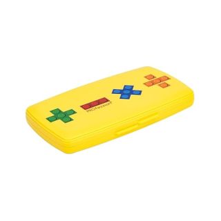 PROfezzion 36 Slots Switch Game Card Case - Water-Resistant Organizer for 24 Micro SD & 12 Nintendo Switch Games (Yellow)