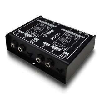 Buy PYLE-PRO Premium Passive DI Unit - Hum Eliminator for Guitar & Bass | 1/4 Inch to XLR Connector