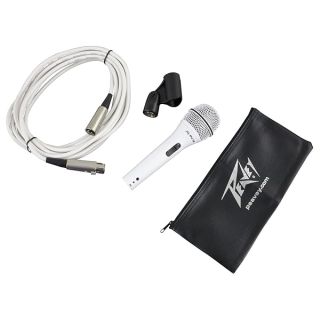 Peavey PVi 2 Dynamic Vocal Microphone: Cardioid, 20' XLR Cable, On/Off Switch - Perfect for Vocals!