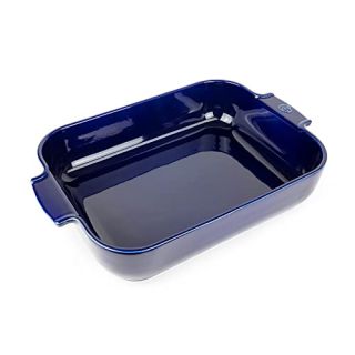 Peugeot - Appolia Rectangular Oven Dish - Ceramic Baker with Handles - Blue, 13 x 11 x 3 inches