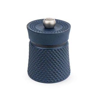 Peugeot BALI FONTE Cast Iron Pepper Mill, 8cm/3 In, Blue