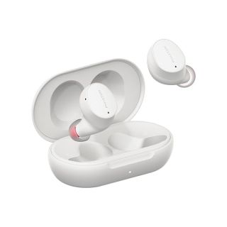 Phiaton Bonobuds Lite True Wireless Earbuds with Clear Voice by Intelligo and Ambient Mode | Bluetooth Earphones with 11 Hour Playtime, Floral White