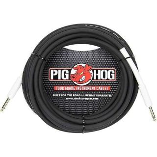 Pig Hog PH25 High Performance 8mm 1/4" Guitar Instrument Cable, 25 Feet