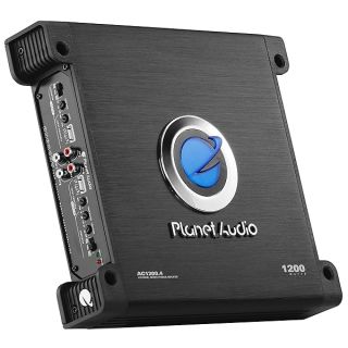 Planet Audio AC1200.4 Anarchy Series 4 Channel Class A/B Car Amplifier - 1200 High Output, High/Low Pass Crossover, Hook Up to Subwoofer for Bass