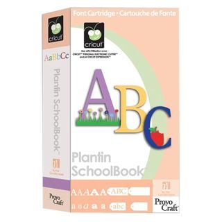 Plantin Schoolbook Cricut Cartridge