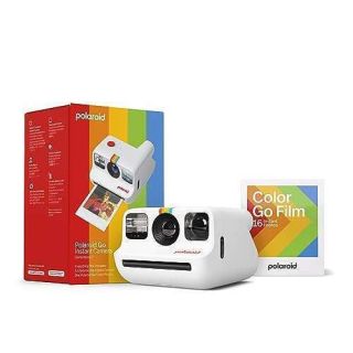 Polaroid Go Generation 2 Mini Instant Camera Bundle - 16 Photos Included - White (6282) for Instant Memories