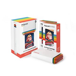 Polaroid Hi-Print - Bluetooth Pocket Photo Printer + Paper Double Pack Bundle (40 Sheets)