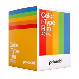 Polaroid Instant Color I-Type Film 40-Pack - Capture 40 Stunning Photos with Authentic Vintage Style