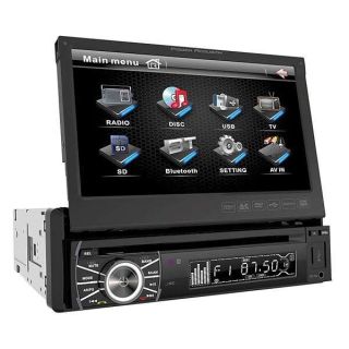 Power Acoustik PTID-8920B In-Dash DVD AM/FM Receiver with 7-Inch Flip-Out Touchscreen Monitor and USB/SD Input