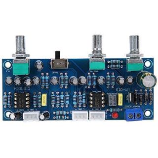 High-Quality 2.1 Channel Preamp Board with Low Pass Filter for Subwoofer - HI-FI Tone Circuit DC 12-30V / AC 9-20V