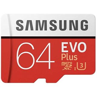 64GB EVO Plus microSDXC Card for Amazon Fire 7 Kids Edition - 4K Class 10, 100MB/s Speed, Includes SD Adapter