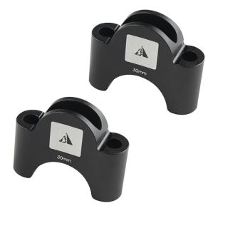 Profile Design Aerobar Bracket Riser Kit Black, Black, 30mm