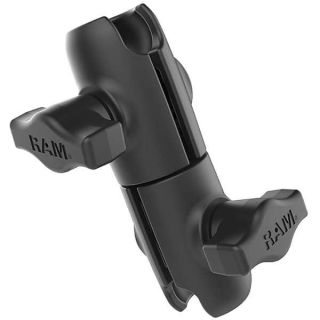 RAM Mounts RAP-B-200-12U Composite Double Socket Swivel Arm Compatible with RAM B Size 1" Ball Components