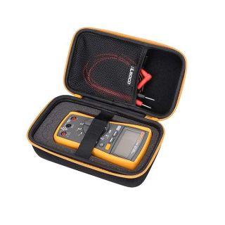 RLSOCO Carrying case for Fluke 117/115/116/114/113/177/178/179/233 Digital Multimeter &amp; works with Fluke 101/106/107/ F15B+F17B+F18B+ (with DIY Foam)(Yellow Zip)