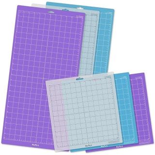 ReArt Cutting Mat Variety 6 Packs for Silhouette Cameo 4/3/2/1 - Strong Grip, Standard Grip, Light Grip, 12in x 12in x 3 Packs, 12in x 24in x 3 Packs.