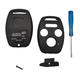 Keyless Entry Remote Replacement Case for Honda Accord, Civic EX & Pilot (2006-2015) - 3+1 Button Fob Fit