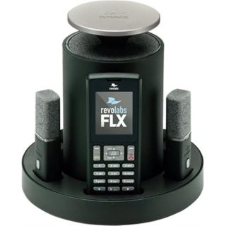 Revolabs 10-FLX2-200-POTS Wireless Conference Phone for Analog Phone Lines, Omnidirectional Microphone