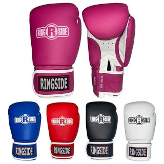 Ringside Striker Boxing Training Sparring Gloves, Small/Medium, Pink/White