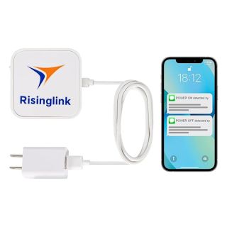 Risinglink 2nd Gen Power Failure Alarm: Email, Text & Audio Alerts for Instant Detection