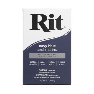 Rit Dye 3-30 Powdered Fabric Dye, Navy Blue