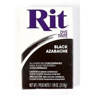 Rit Dye Powder Dye, 1-1/8 oz, Black, 10-Pack