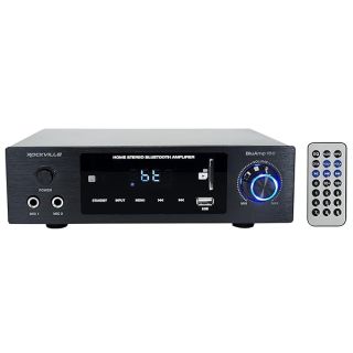 Rockville BLUAMP 150 Home Stereo Bluetooth Receiver Amplifier, 75W x 2 RMS, Optical/Phono/RCA, Includes Remote - Perfect for Home Theater, Karaoke, and Parties