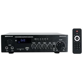 Rockville BLUAMP 90 Home Stereo Bluetooth Receiver Amplifier, 100W RMS, Mic/Phono/HDMI Input, Includes Remote - Perfect for Home Theater, Karaoke, and Parties