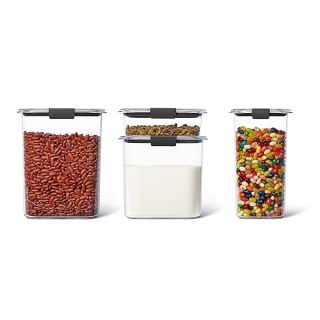 Rubbermaid Brilliance BPA Free Food Storage Containers with Lids