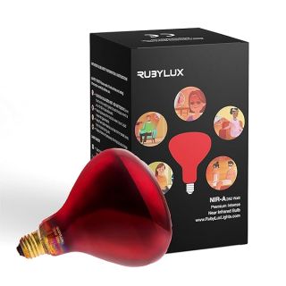 RubyLux NIR-A Near Infrared Bulb Grade A - 250W Red 1 Count