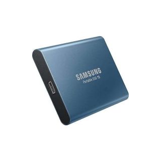 SAMSUNG T5 Portable SSD 500GB - Up to 540MB/s - USB 3.1 External Solid State Drive, Blue (MU-PA500B/AM)