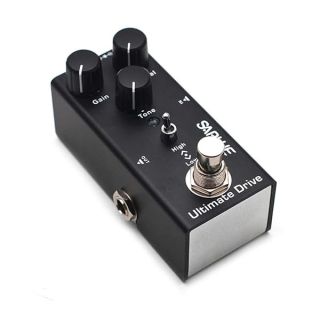 SAPHUE Ultimate Drive Guitar Effects Pedal Gain/Level/Tone Knob High Low Frequency Effect Pedals with Steel Metal Shell Mini Single Type Dc 9V with True Bypass Switch for Multi Electric Guitar Kit