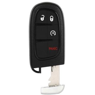 SCITOO Keyless Entry Remote Fob Shell Case Replacement for Jeep Cherokee 2014-2018 - 4 Button Uncut Key