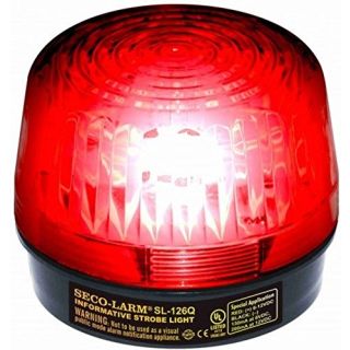 SECO-LARM SL-126Q/R Red Security Strobe Light