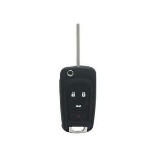 SEGADEN Remote Flip Key Shell Compatible with Chevrolet Buick GMC Vauxhall OPEL 4 Button Keyless Entry Remote Key Case Fob PG660C