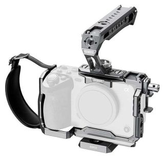 SIRUI Camera Cage Kit for Sony FX3 & FX30: Modular Design, Top Handle, HDMI Clamp & Arca-Swiss QR Plate