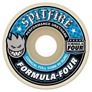 SPITFIRE F4 CONICAL WHEELS 54mm 99D FULL (SET OF 4)