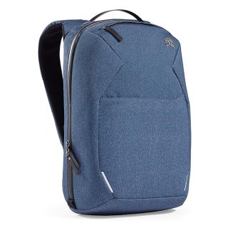 STM Myth 18L Laptop Backpack - Durable, Stylish, and Laptop Backpack with Pockets - Fits 15-Inch Laptop and 16-Inch MacBook Pro with Laptop Protection - Slate Blue (stm-117-186P-02),Black