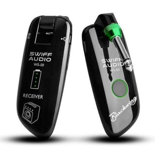 SWIFF High-Grade Electronic Guitar Wireless System Rechargeable Guitar Transmitter Receiver Support Multi Channels and Long Battery Life for Electric Musical Instruments