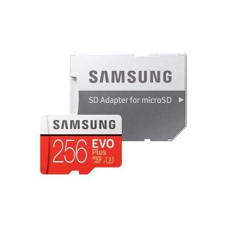 Samsung 256GB EVO Plus Class 10 UHS-I microSDXC U3 with Adapter (MB-MC256GA)